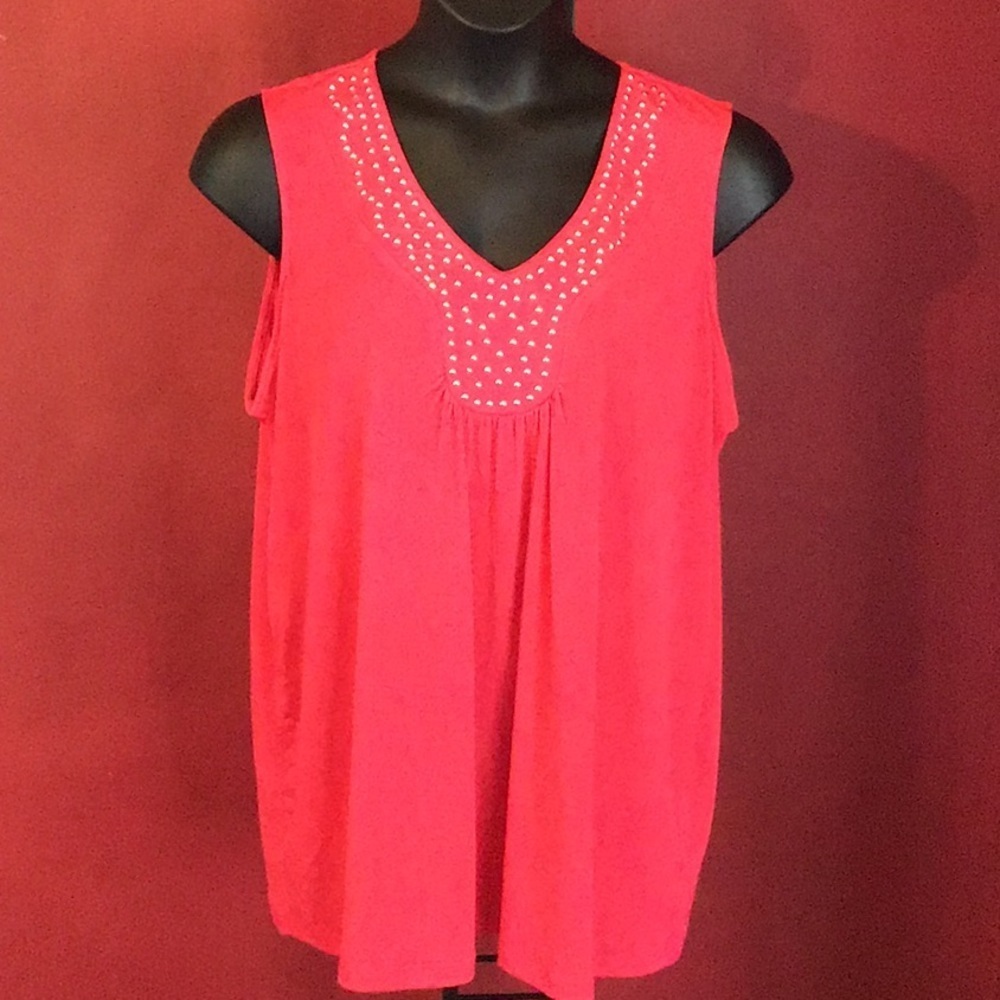 WOMAN BY DESIGN EMBELLISH TOP SIZE 3X